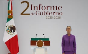 La presidenta Claudia Sheinbaum rinde su segundo informe de gobierno en Palacio Nacional, el 1 de septiembre de 2026. Foto: Diego Simón Sánchez/ EL UNIVERSAL