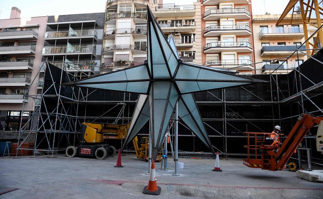 La inauguración de la estructura es la novena de las 18 torres proyectadas por el arquitecto modernista Antoni Gaudí. Foto: AFP