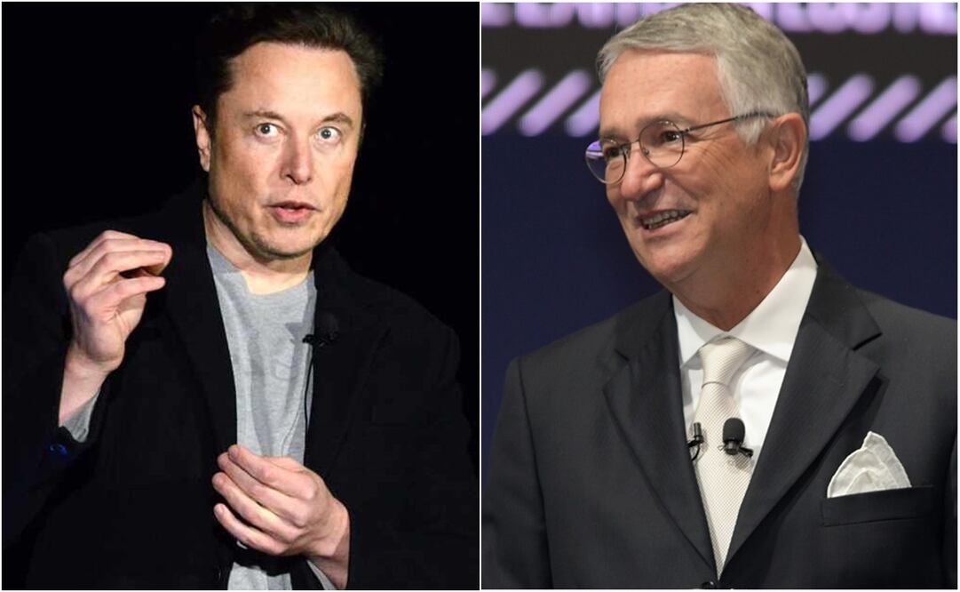 Elon Musk (izquierda) y Ricardo Salinas Pliego. Fotos: ESPECIAL