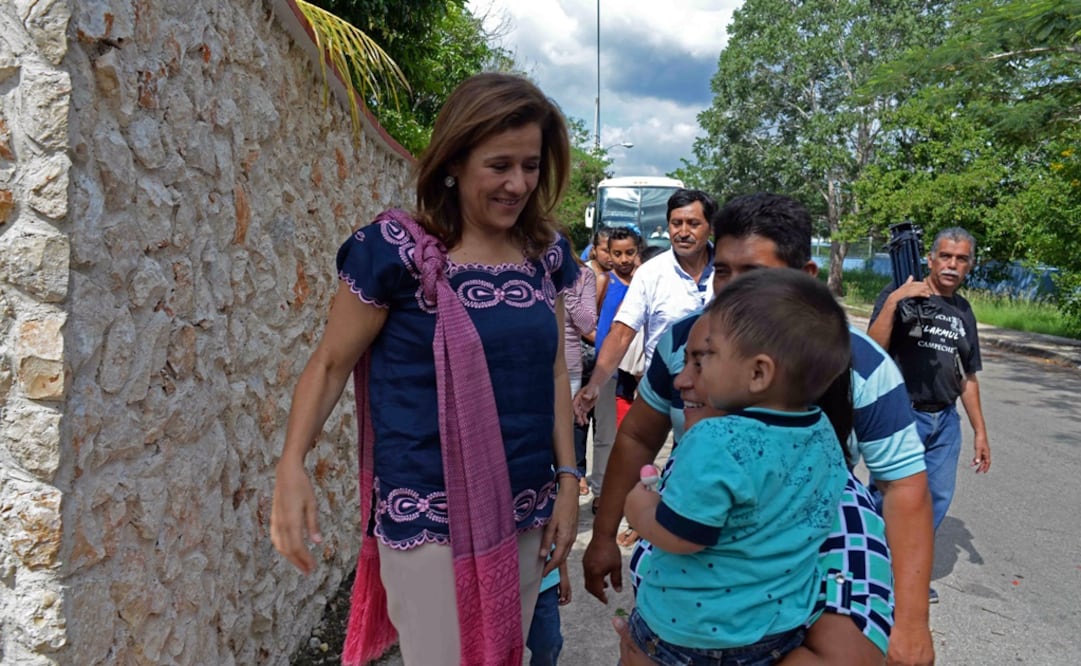 La panista visitó algunas zonas de Yucatán donde resaltó el papel de la mujer en distintos ámbitos. /Cuauhtémoc Moreno - EL UNIVERSAL