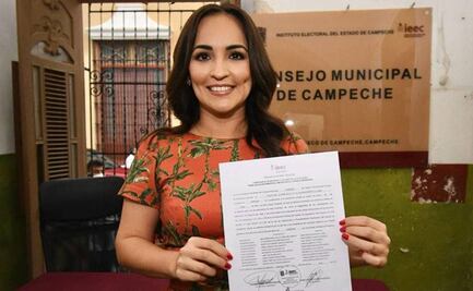 Candidata de MC en San Francisco, Campeche, recibe constancia de alcaldesa electa