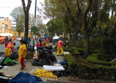 Maestros de la CNTE se retiran de La Ciudadela