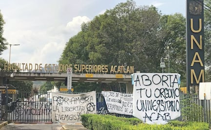 Autoridades muestran destrozos en la FES Acatlán