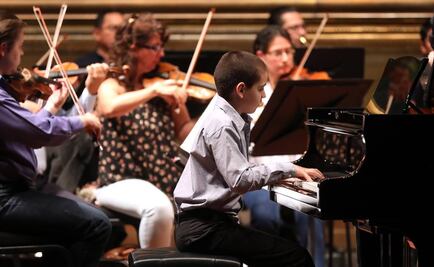 Niño pianista será solista de la OSN en Bellas Artes