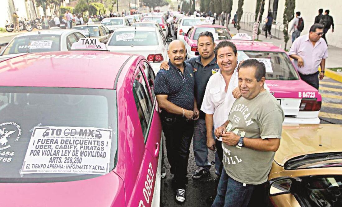 Transportistas prevén bloqueos en Tlalpan, Periférico y Reforma, entre otros puntos. Se manifestarán en contra de aplicaciones como Uber y Cabify