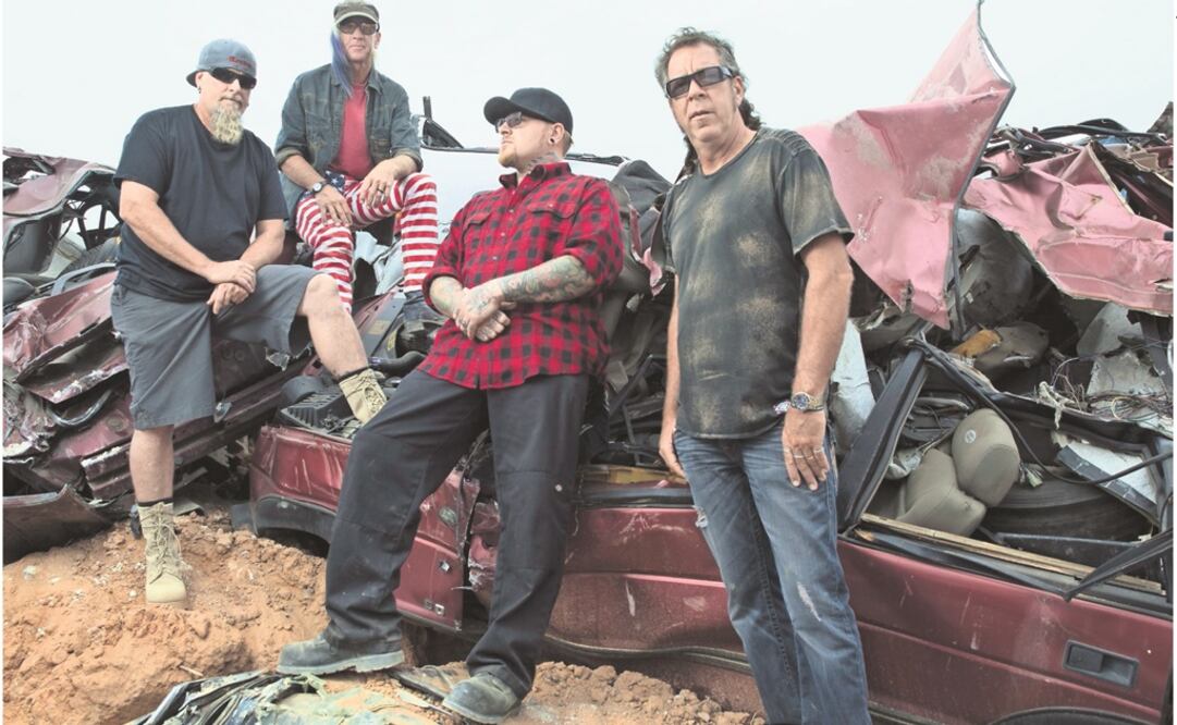 Los competidores serán guiados por cuatro expertos en automovilismo, entre ellos, Plake (segundo de izq. a der.) Foto: HISTORY CHANNEL