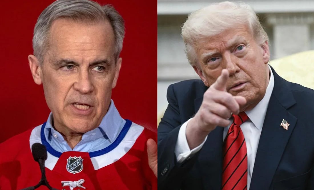 Donald Trump anuncia reunión con el primer ministro de Canadá, Mark Carney. Foto: especial