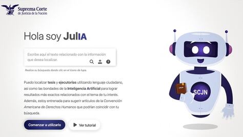 Esta es JulIA, plataforma piloto impulsada por inteligencia artificial