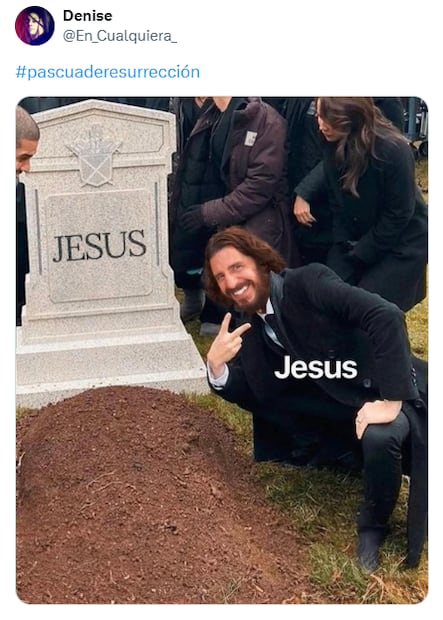 Memes de Domingo de Resurrección. Foto: X