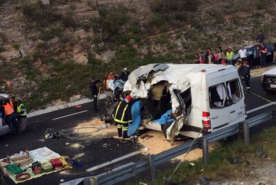Choque en Puebla deja al menos siete muertos