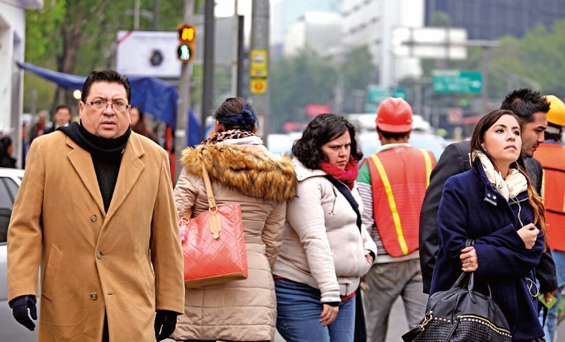 Capitalinos sienten el frío de los últimos días.  EL UNIVERSAL