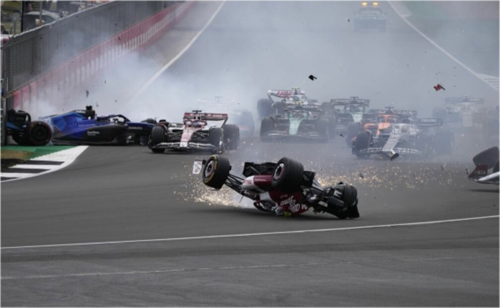 El impactante accidente de f1 en fotos