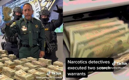 Policías confiscan más de un millón de dólares al narco y así lo celebran en TikTok