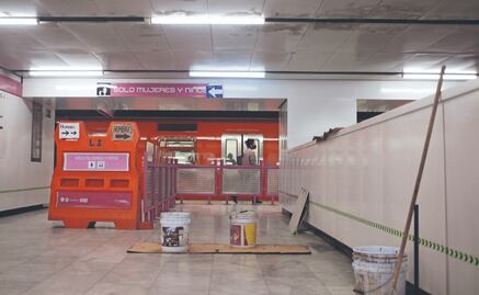 Esquivan goteras en estaciones de la Línea 1 del Metro 