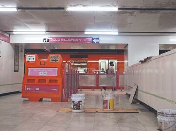 Esquivan goteras en estaciones de la Línea 1 del Metro