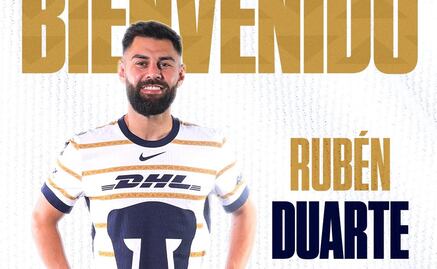 Pumas hace oficial el fichaje del español Rubén Duarte