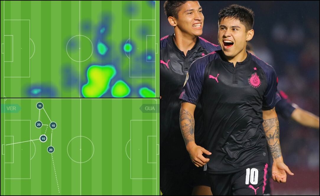 Imago7. Javier López festeja el tercer gol de las Chivas