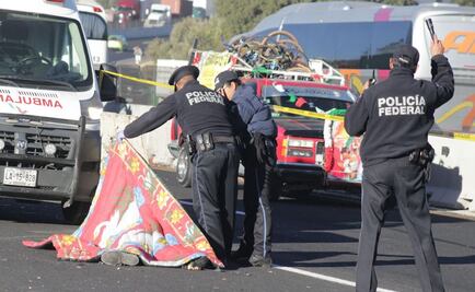 Mueren 8 peregrinos en choque en la México-Puebla