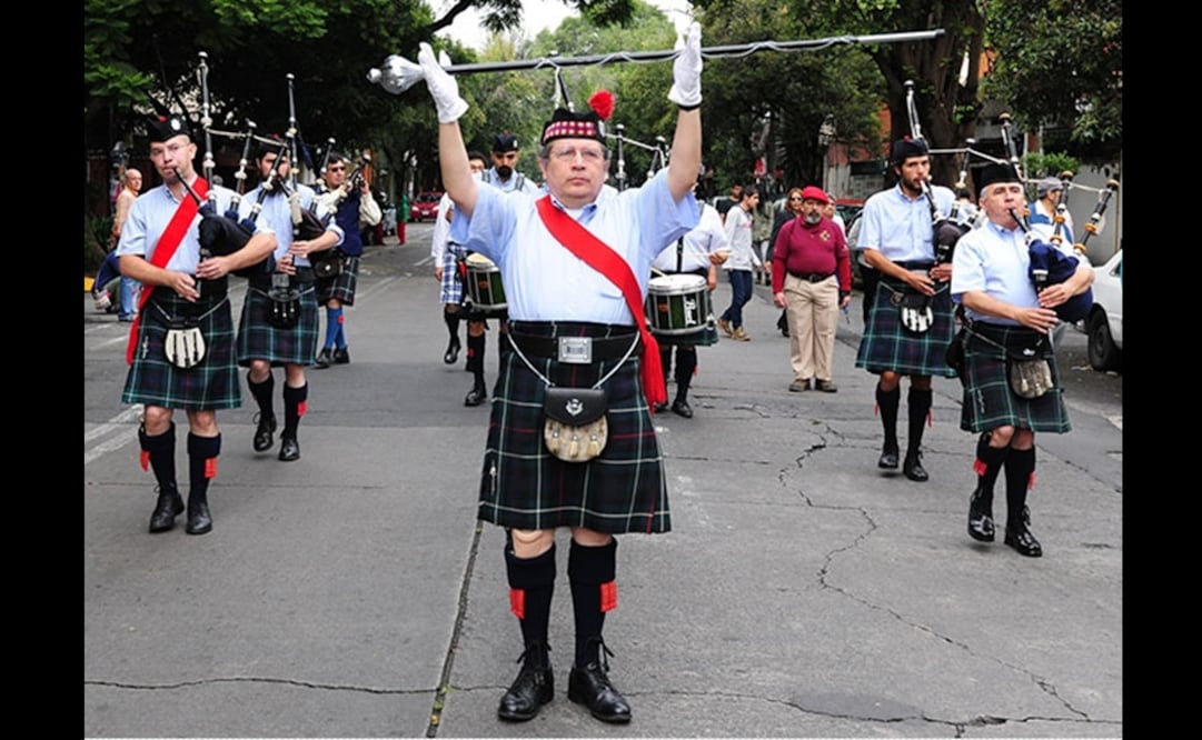 Se llevará acabo la ya tradicional ceremonia cívica con la participación de la Banda de Gaitas del Batallón de San Patricio. Foto: Cortesía INAH