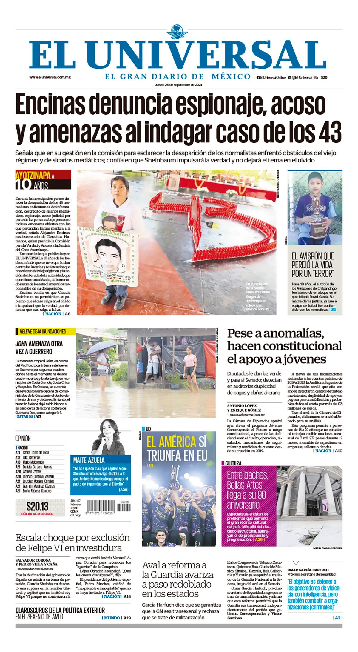 Portada impresa