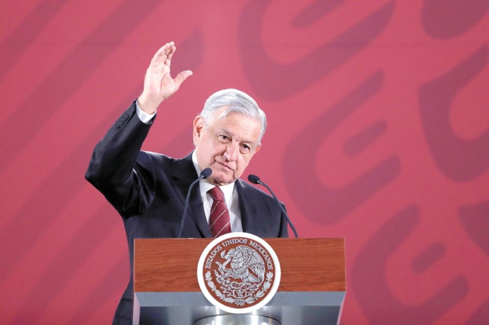Andrés Manuel López Obrador dijo que la CNDH no actuó en casos como ABC y Ayotzinapa, y añadió que a él no le “gusta la hipocresía”. Foto: IVÁN STEPHENS. EL UNIVERSAL
