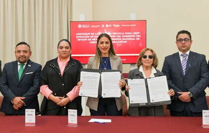 Edomex entrega 155 toneladas de papel y cartón para libros; es de los estados con mayor aportación a la campaña "Recicla para Leer"