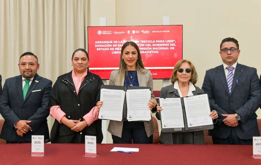 El Edomex se ha colocado como una de las entidades con mayor aportación nacional de la campaña "Recicla para Leer", informó Mónica Chávez Durán, Oficial Mayor del Gobierno mexiquense. Foto: Especial