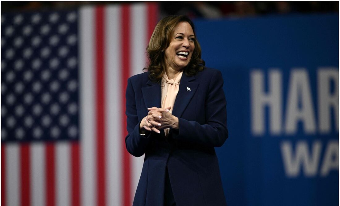 Según la encuesta de ABC News, Harris se impondría a Trump por 50% frente al 45% del exmandatario entre todos los adultos y con un punto porcentual menos (49%-45%) entre los votantes registrados. Foto: AFP/Archivo