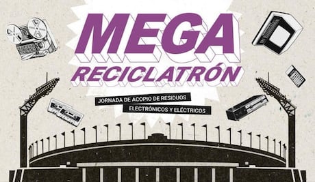 Mega reciclatrón en la CDMX; fechas, sede y qué residuos electrónicos podrás llevar