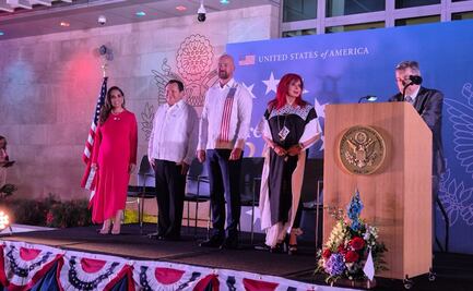 Cónsul de EU en península de Yucatán celebra 250 años de independencia de la Unión Americana; asegura que con México hay cooperación contra drogas y armas