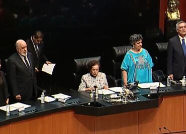 Inicia sesión constitutiva del Senado de la República