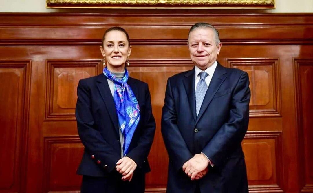 Sheinbaum se reunió con el presidente de la Suprema Corte de Justicia de la Nación, Arturo Zaldivar. Foto: Especial