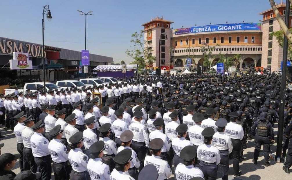 Gobierno de Aguascalientes blinda Feria de San Marcos; despliega drones, helicópteros y 2 mil 600 militares.
Foto: Especial.