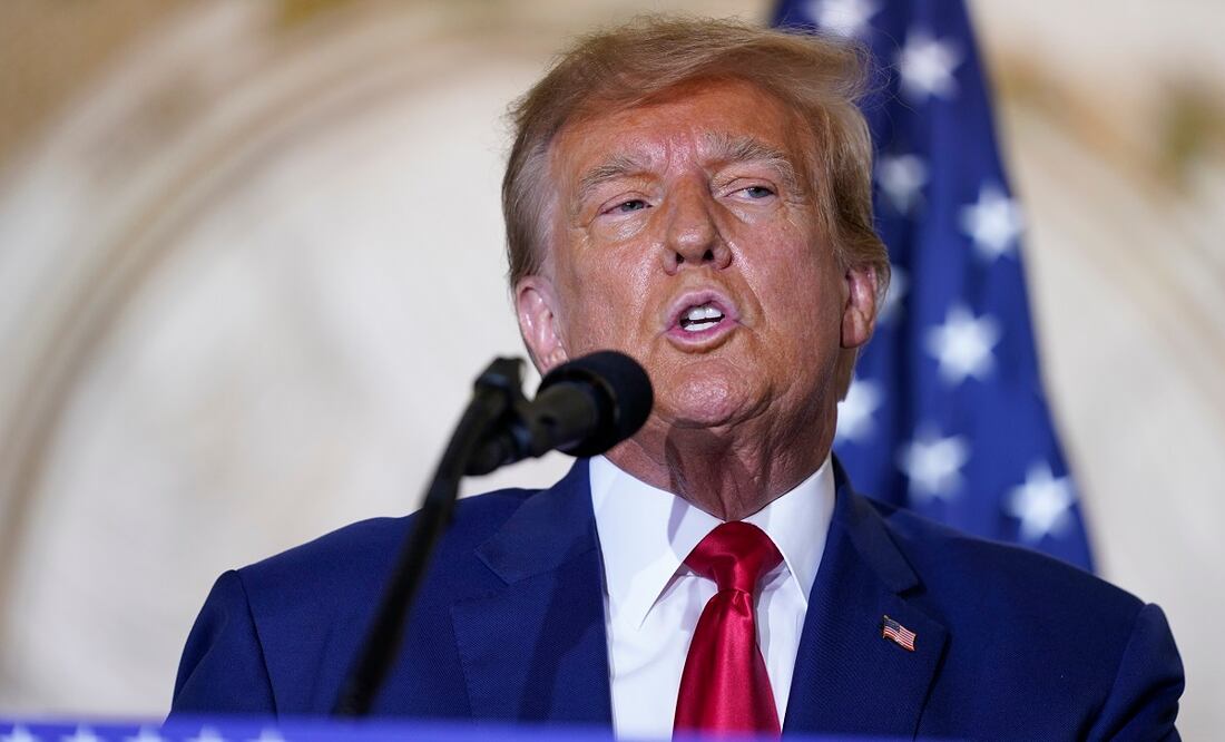 Trump Media empezó a cotizar en bolsa el pasado 26 de marzo con un precio por acción de 70,90 dólares pero en menos de un mes ha caído hasta los 27 dólares, un descenso de más del 62 %Foto: AP