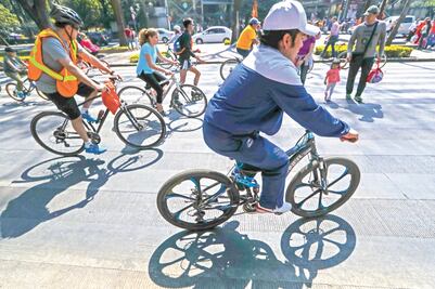 Paseo “Muévete en Bici" modificará su ruta debido al medio maratón que se realizará el domingo 14 de julio en CDMX