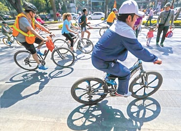 Paseo “Muévete en Bici" modificará su ruta debido al medio maratón que se realizará el domingo 14 de julio en CDMX