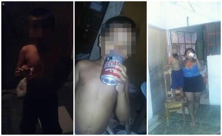 Causa indignación tras publicar fotos de su hijo con cigarro y alcohol