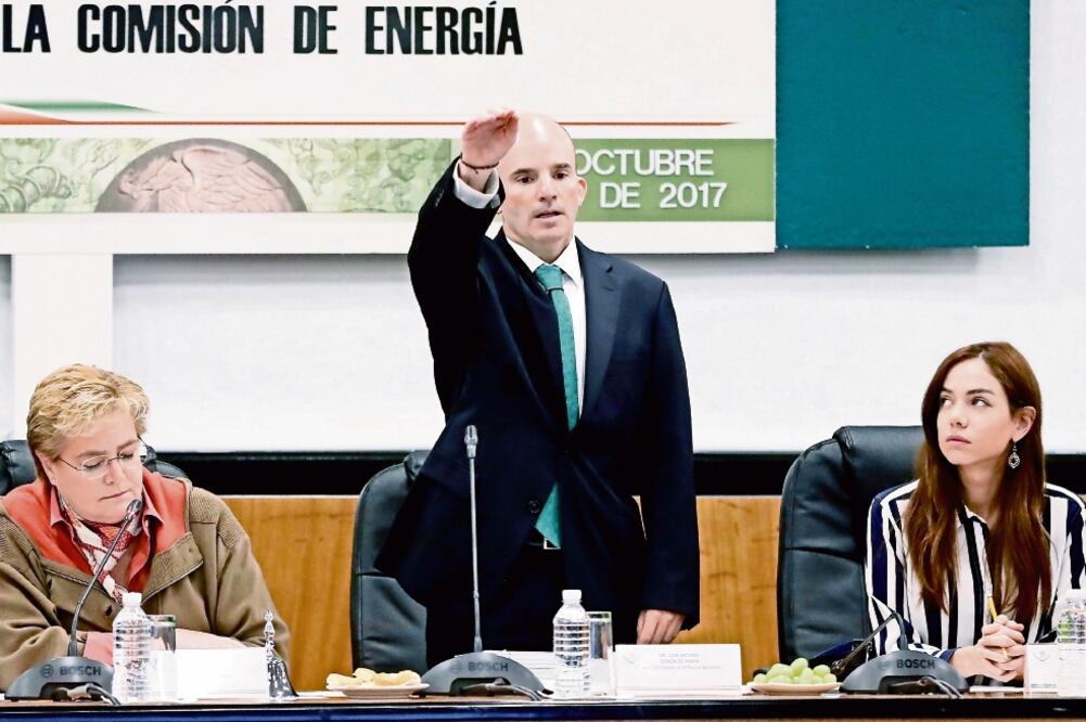 José Antonio González Anaya, director general de Pemex, durante su comparecencia ante diputados. El funcionario no ahondó sobre el caso Odebrecht. Foto: LUCÍA GODÍNEZ. EL UNIVERSAL