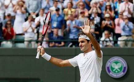 Federer avanza a semifinales en Wimbledon