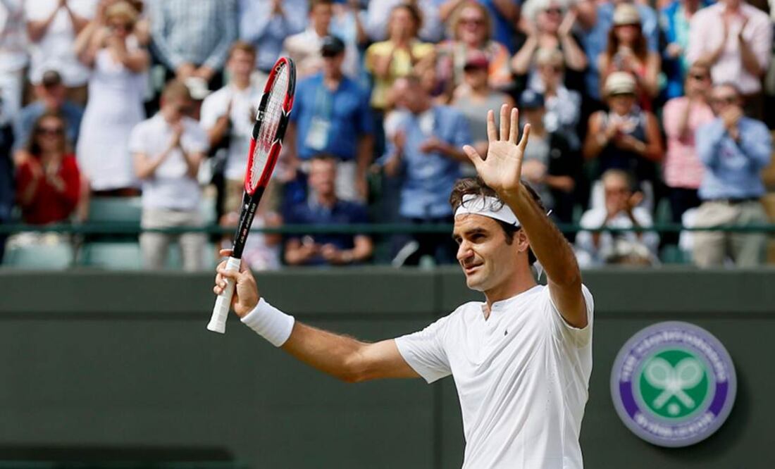 Federer celebra su victoria. Reuters