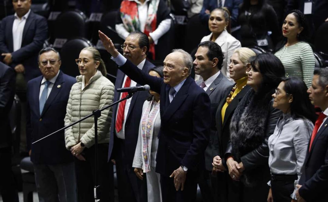 Ratifican a Alejandro Gertz Manero como embajador de México en Reino Unido. Foto: Diego Simón / EL UNIVERSAL