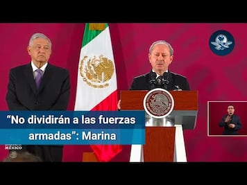 Marina: Críticas contra operativo en Culiacán no dividirán a fuerzas armadas