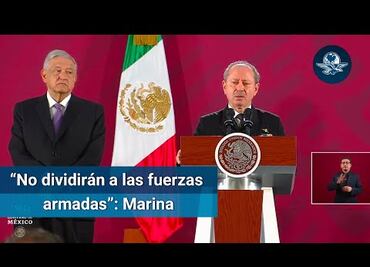 Marina: Críticas contra operativo en Culiacán no dividirán a fuerzas armadas