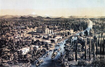 Cuando había barcos de vapor en La Viga, Santa Anita e Iztacalco