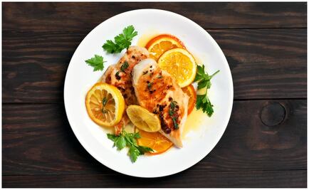 #RECETA de Pollo a la naranja