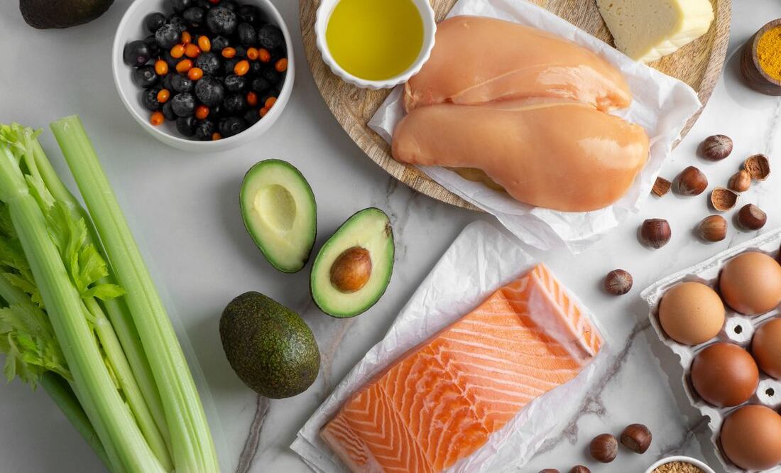 Los tres alimentos con grasas saludables. Fuente: FreePik.