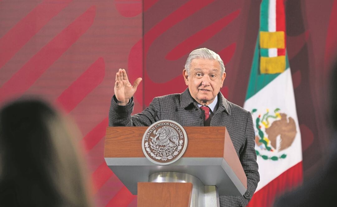 AMLO manifestó que está en la Presidencia para desterrar a la corrupción. Foto: Germán Espinosa. EL UNIVERSAL