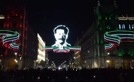 Sheinbaum encabeza encendido de alumbrado decorativo por el 112 aniversario de la Revolución Mexicana