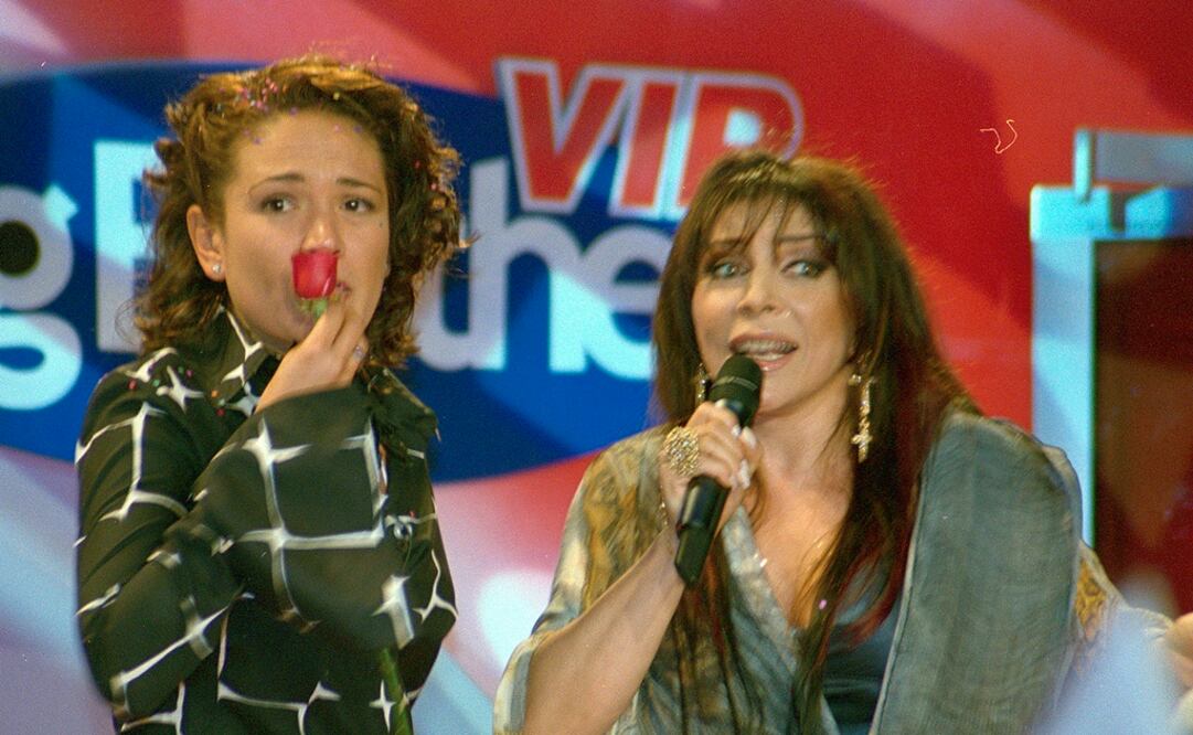 En 2003 el programa "Big Brother VIP 2" era conducido por Verónica Castro y Yolanda Andrade. Foto: archivo El Universal