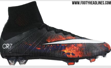 CR7 se "funde en lava" con nuevos tenis 